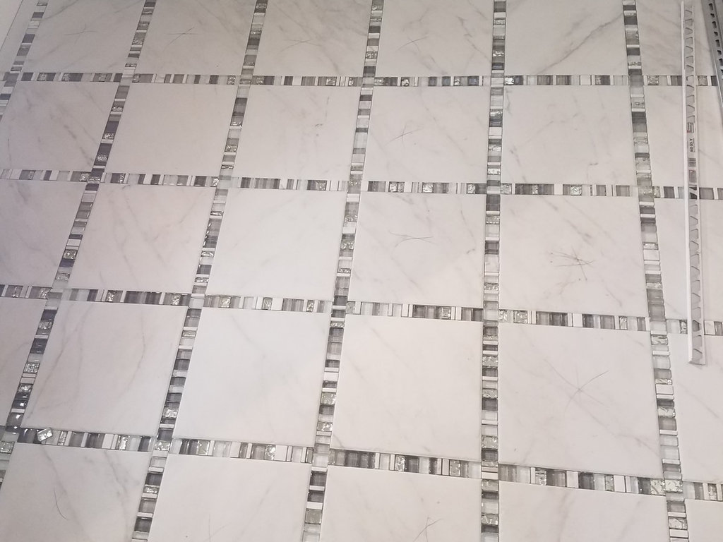 Marble inlay detail