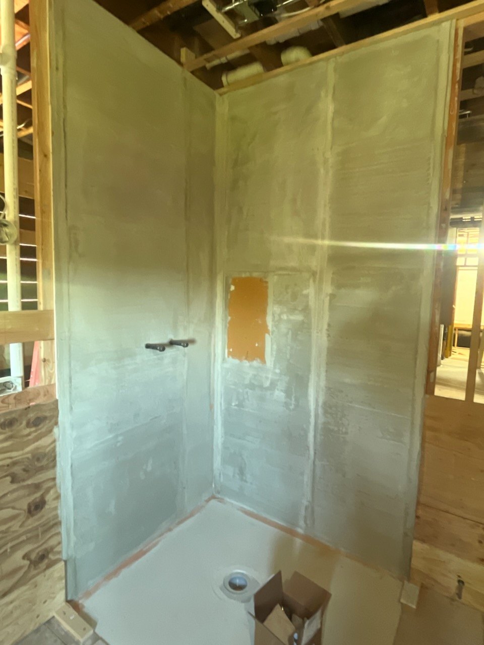 Waterproofed to the studs